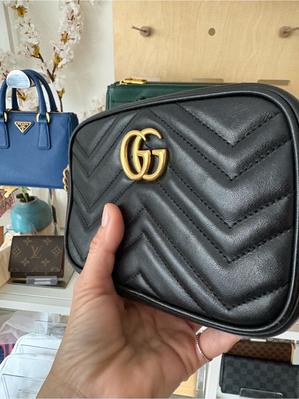Gucci, Gigi Marmont, mini camera bag black - Picture 13 of 14